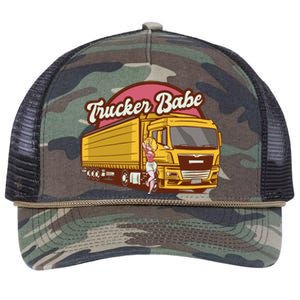 Trucker Babe Retro Retro Rope Trucker Hat Cap