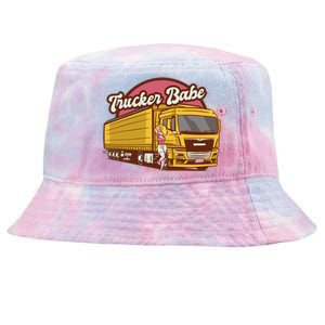 Trucker Babe Retro Tie-Dyed Bucket Hat