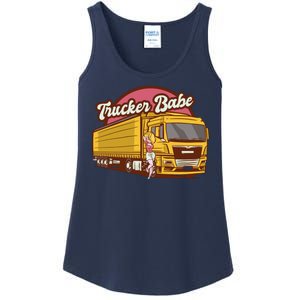 Trucker Babe Retro Ladies Essential Tank