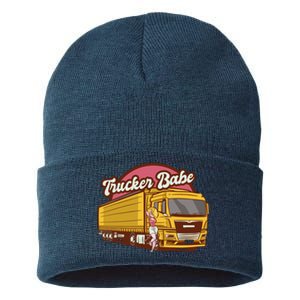 Trucker Babe Retro Sustainable Knit Beanie