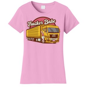 Trucker Babe Retro Women's T-Shirt