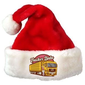 Trucker Babe Retro Premium Christmas Santa Hat