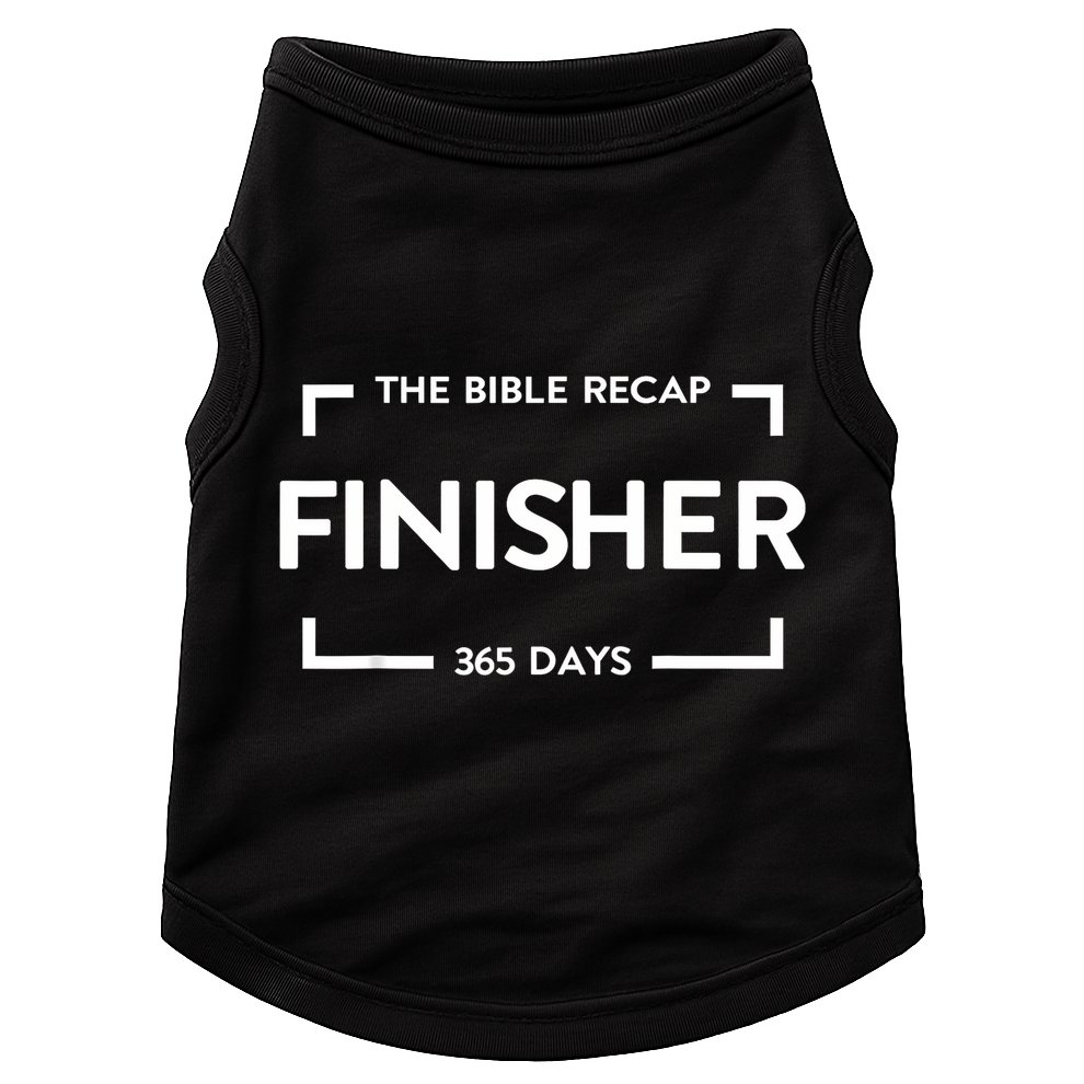 The Bible Recap Finisher 365 Days Doggie Tank