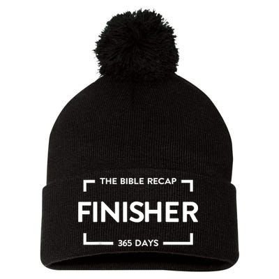 The Bible Recap Finisher 365 Days Pom Pom 12in Knit Beanie