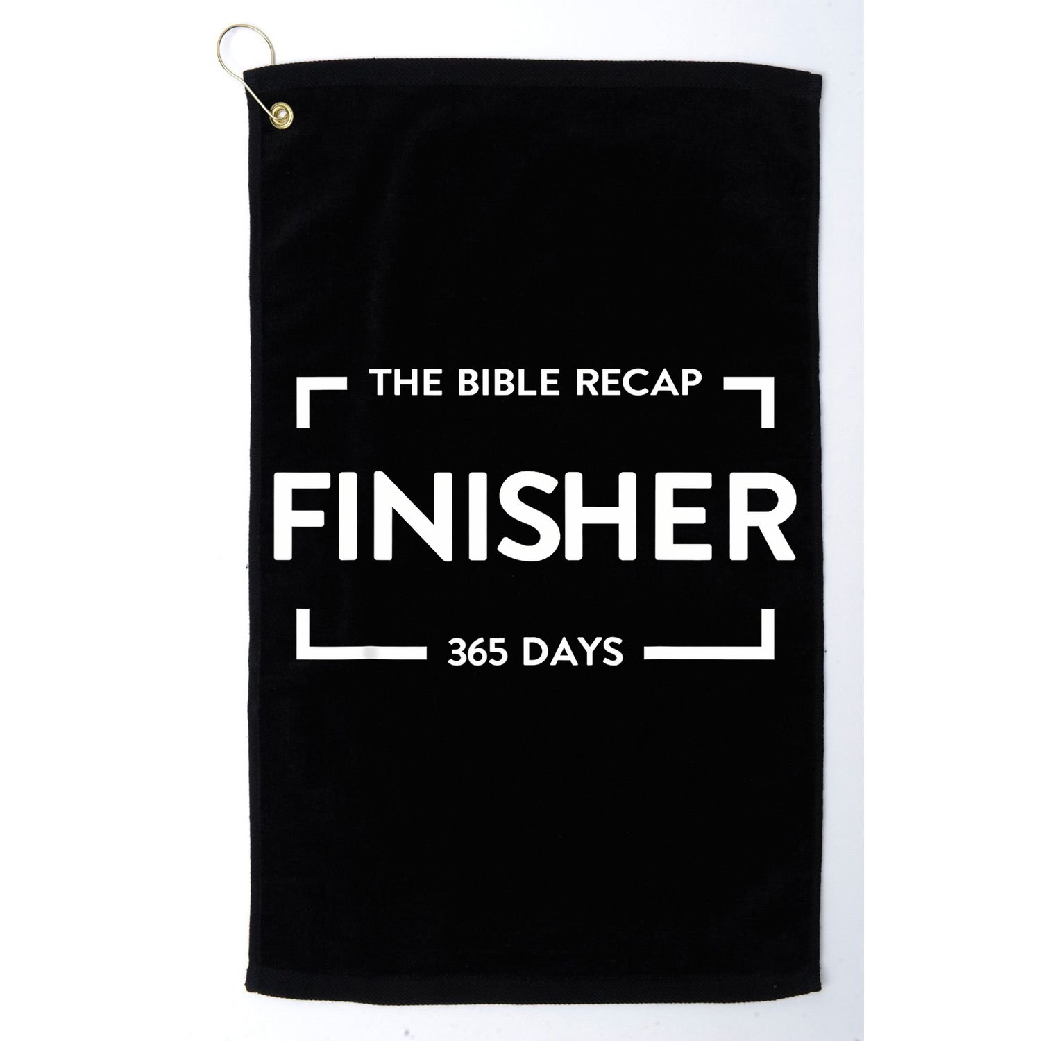 The Bible Recap Finisher 365 Days Golf Towel