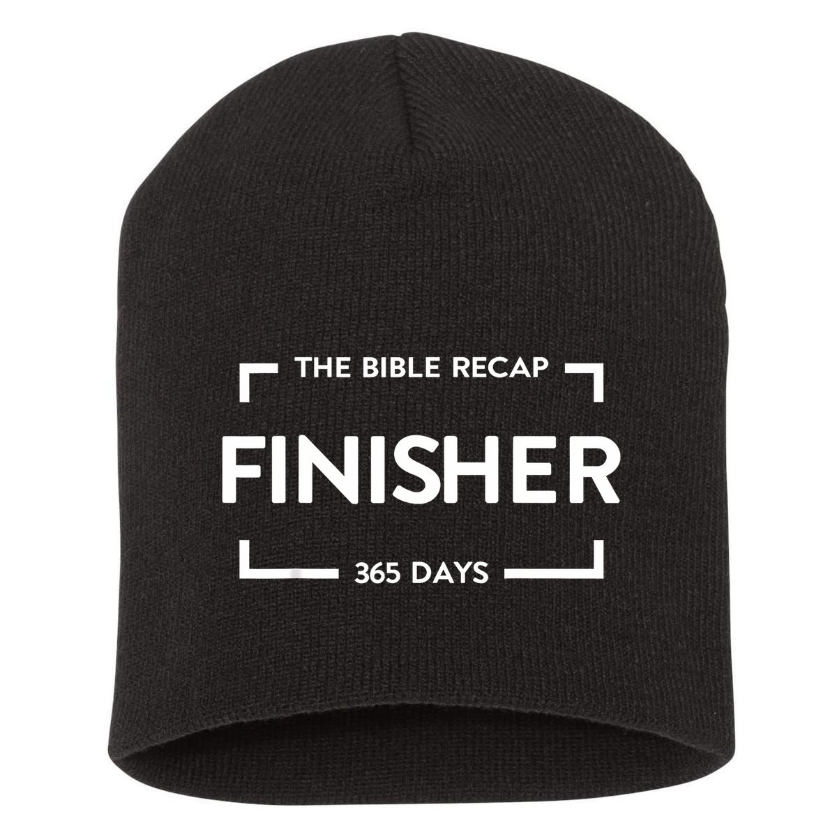 The Bible Recap Finisher 365 Days Short Acrylic Beanie