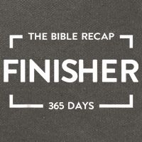 The Bible Recap Finisher 365 Days Cotton Canvas Backpack