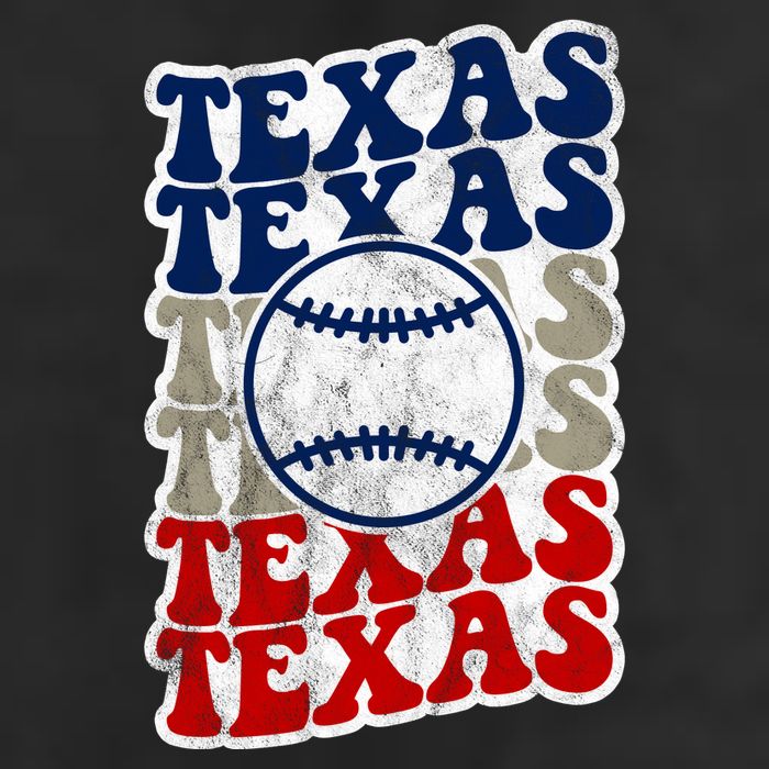 Texas Baseball Retro Sport Cool Comfort Performance Bucket Hat