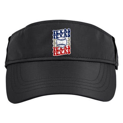 Texas Baseball Retro Sport Adult Drive Performance Visor