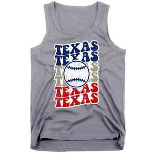 Texas Baseball Retro Sport Tank Top