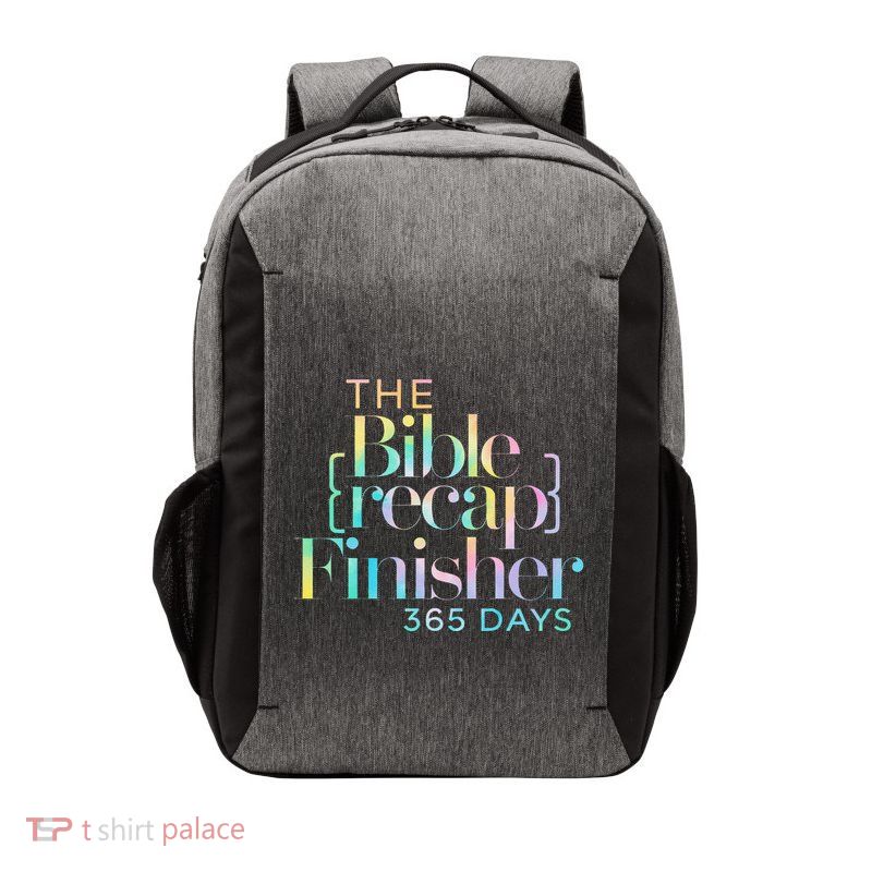 The Bible Recap Finisher 365 Days Vector Backpack