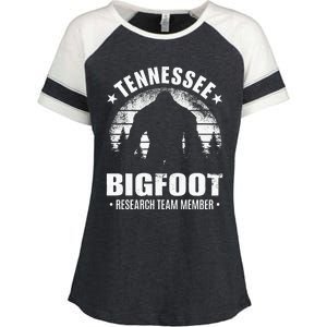 Tennessee Bigfoot Research Team Member Sasquatch Sunset Enza Ladies Jersey Colorblock Tee