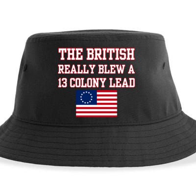 The British Really Blew A Thirteen Colony Lead Sustainable Bucket Hat