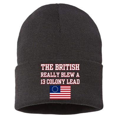 The British Really Blew A Thirteen Colony Lead Sustainable Knit Beanie