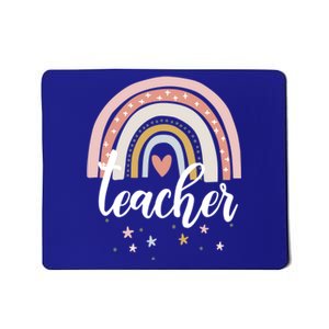 Teacher Boho Rainbow Gift Mousepad