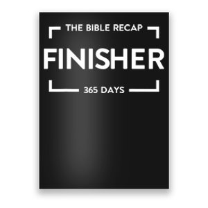 The Bible Recap Finisher 365 Days Poster