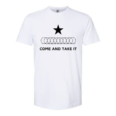 Texas Border Razorwire Come And Take It Softstyle CVC T-Shirt