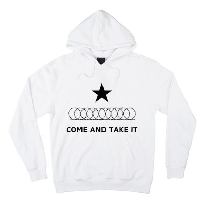 Texas Border Razorwire Come And Take It Hoodie