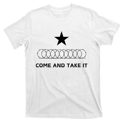 Texas Border Razorwire Come And Take It T-Shirt