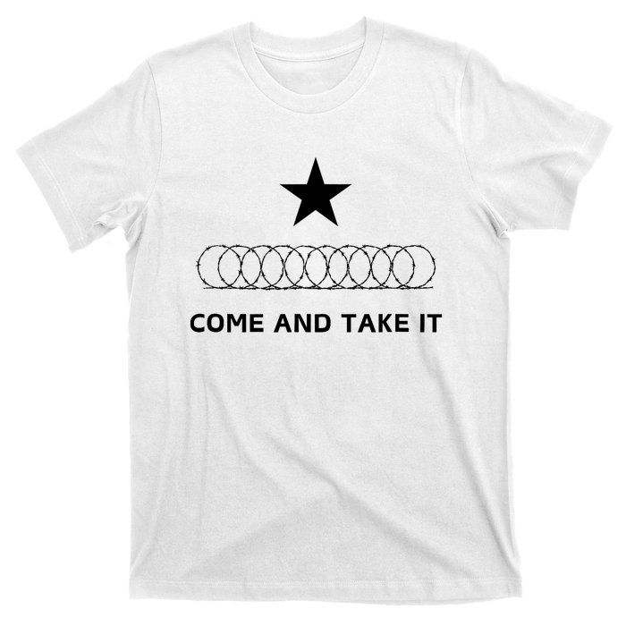 Texas Border Razorwire Come And Take It T-Shirt