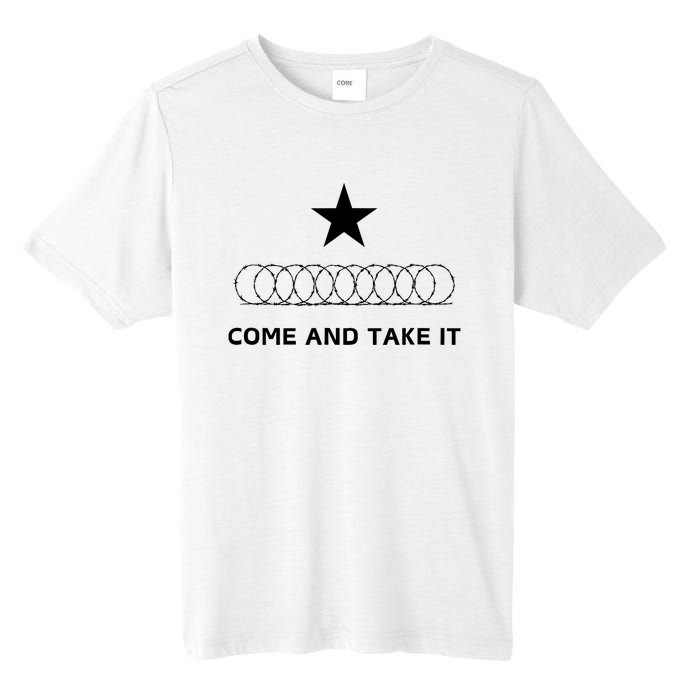 Texas Border Razorwire Come And Take It Tall Fusion ChromaSoft Performance T-Shirt