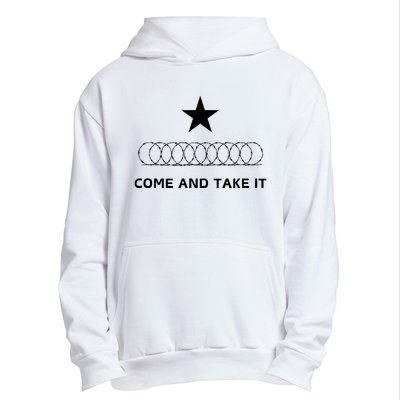 Texas Border Razorwire Come And Take It Urban Pullover Hoodie