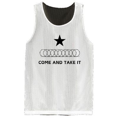 Texas Border Razorwire Come And Take It Mesh Reversible Basketball Jersey Tank