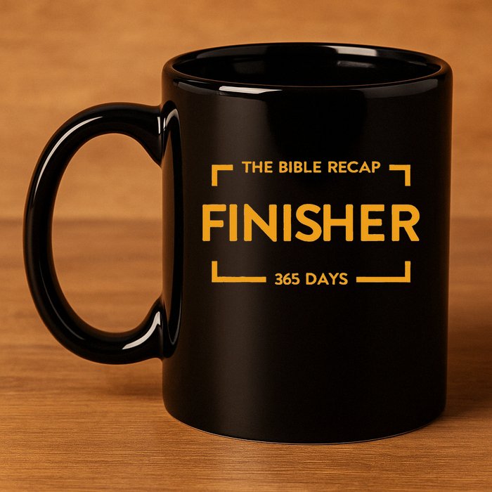 The Bible Recap Finisher 365 Days 11oz C Handle Ceramic Mug