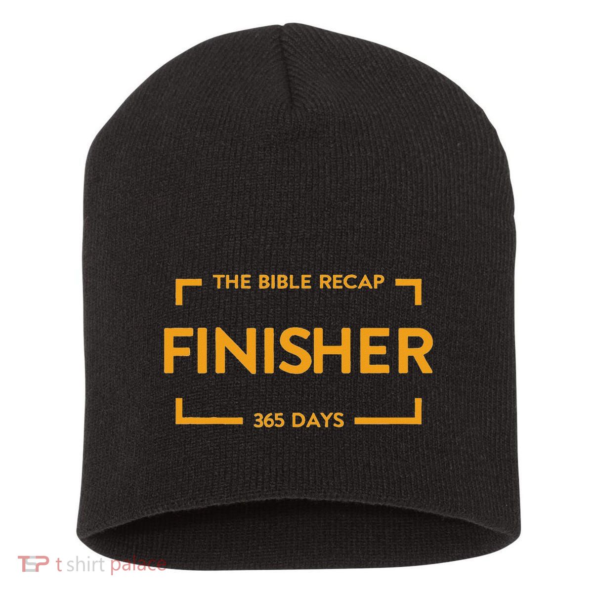 The Bible Recap Finisher 365 Days Short Acrylic Beanie