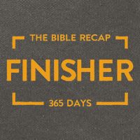 The Bible Recap Finisher 365 Days Cotton Canvas Backpack