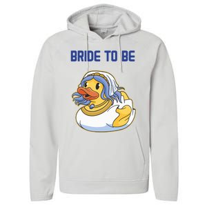 Team Bride Rubber Duck Party Wo's Hen Party Performance Fleece Hoodie