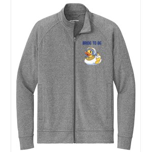 Team Bride Rubber Duck Party Wo's Hen Party Stretch Full-Zip Cadet Jacket