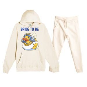 Team Bride Rubber Duck Party Wo's Hen Party Premium Hooded Sweatsuit Set