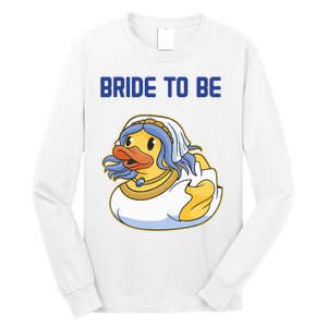 Team Bride Rubber Duck Party Wo's Hen Party Long Sleeve Shirt