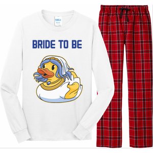 Team Bride Rubber Duck Party Wo's Hen Party Long Sleeve Pajama Set