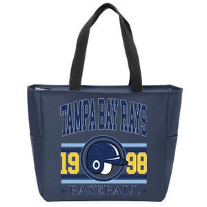 Tampa Bay Rays Baseball Team Supporter Zip Tote Bag