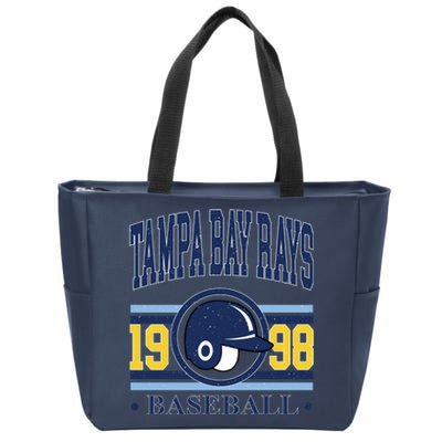 Tampa Bay Rays Baseball Team Supporter Zip Tote Bag