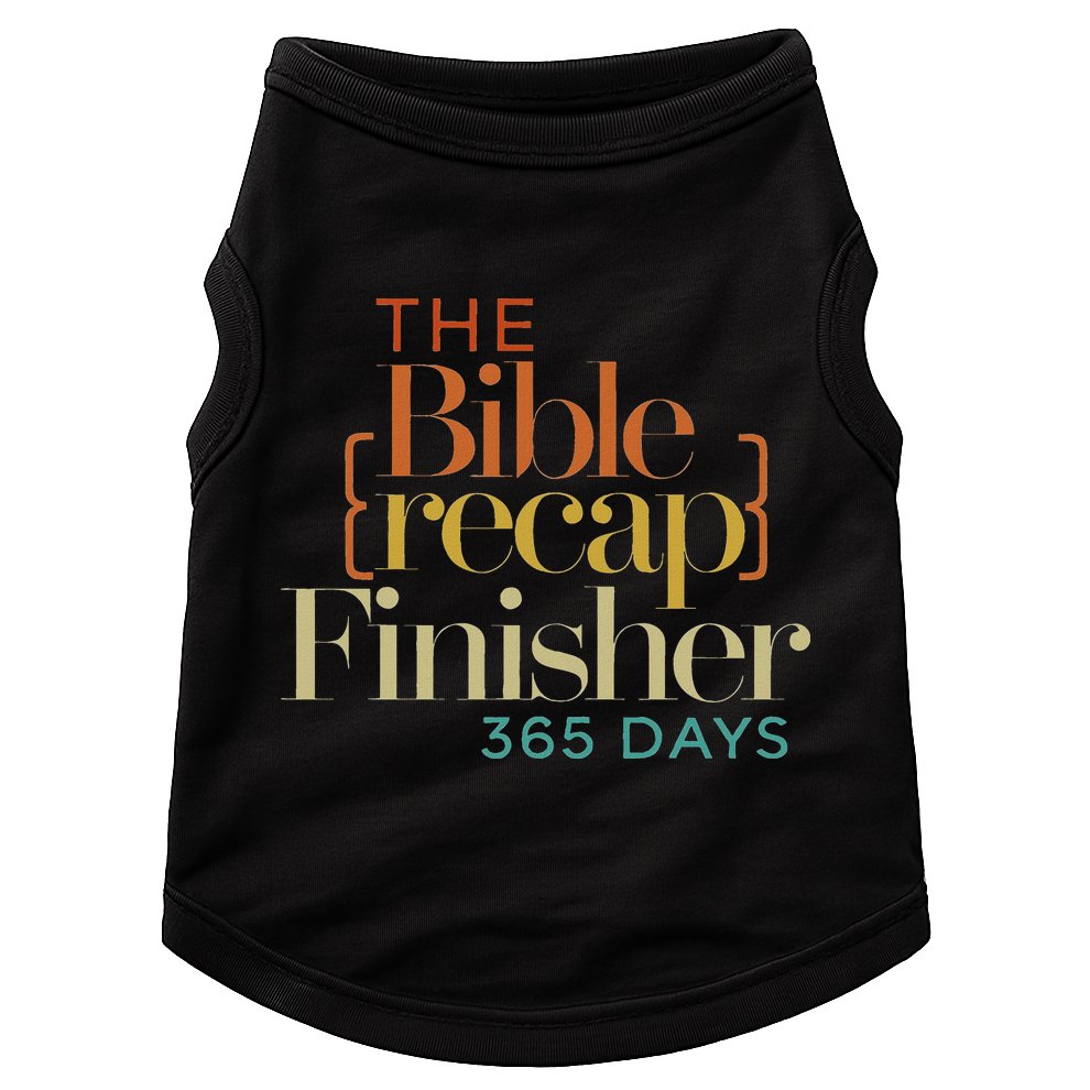 The Bible Recap Finisher 365 Days Doggie Tank