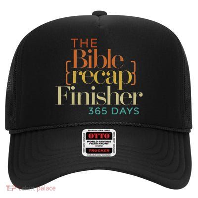 The Bible Recap Finisher 365 Days High Crown Mesh Back Trucker Hat