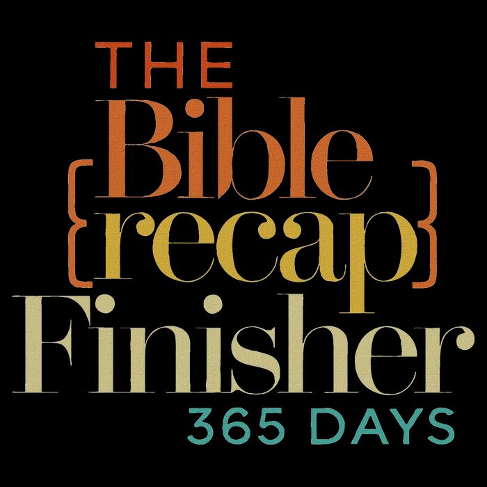 The Bible Recap Finisher 365 Days Backpack