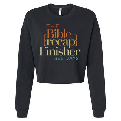 The Bible Recap Finisher 365 Days Cropped Pullover Crew