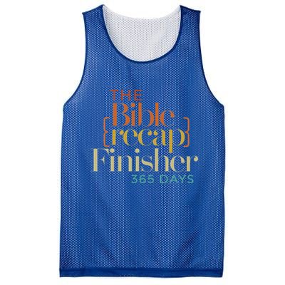The Bible Recap Finisher 365 Days Mesh Reversible Basketball Jersey Tank
