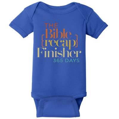 The Bible Recap Finisher 365 Days Baby Bodysuit