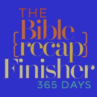 The Bible Recap Finisher 365 Days Zip Tote Bag