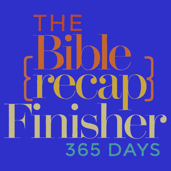 The Bible Recap Finisher 365 Days Zip Tote Bag