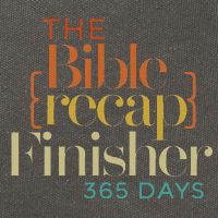 The Bible Recap Finisher 365 Days Cotton Canvas Backpack