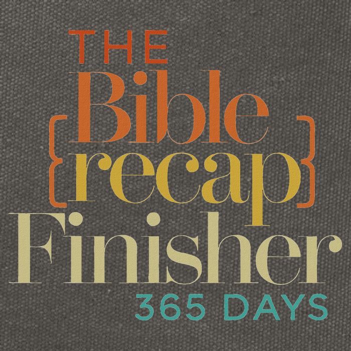 The Bible Recap Finisher 365 Days Cotton Canvas Backpack