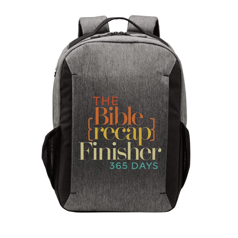 The Bible Recap Finisher 365 Days Vector Backpack
