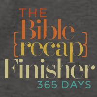 The Bible Recap Finisher 365 Days Vector Backpack