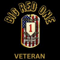 The Big Red One 1st Infantry Division Of The Us Flexfit Unipanel Trucker Cap